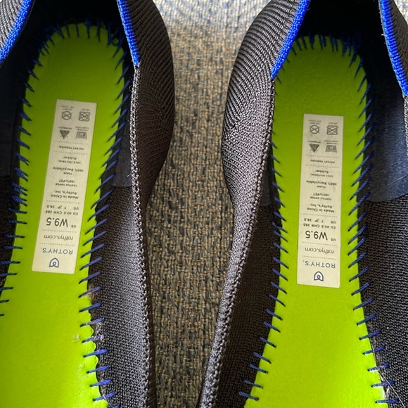 Rothy’s The Flat round Toe Black Ballet Flat Shoes. Size: 9.5 - Picture 9 of 16